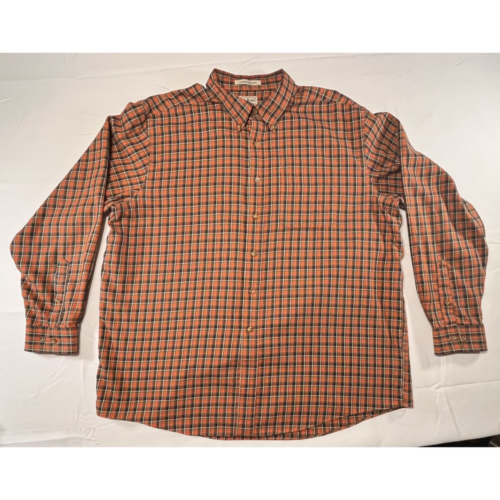 L.L.Bean Mens Size XL Wrinkle Resistant Traditional Fit Long Sleeve Casual Shirt